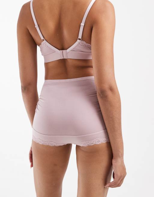 Lindex Maternity MOM lot de 2 slips ultra doux en lilas poudré et neutre, 4 de 4