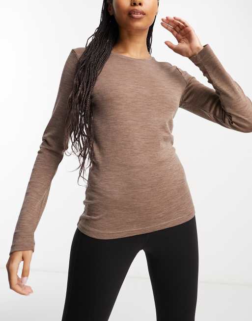 Wool Base Layer Long-Sleeve Top