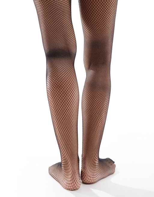 Lindex Micro fishnet tights in black