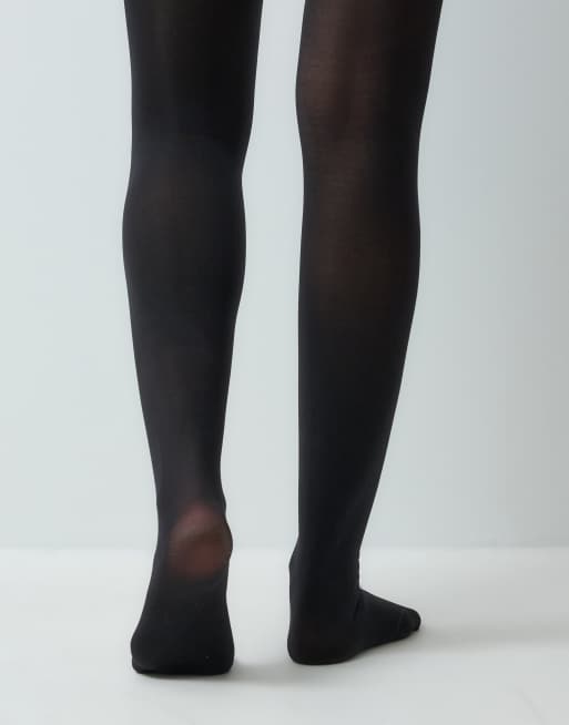 Lindex - MOM - Confezione da 2 paia di collant 50 denari super elasticizzati neri, 3 di 3