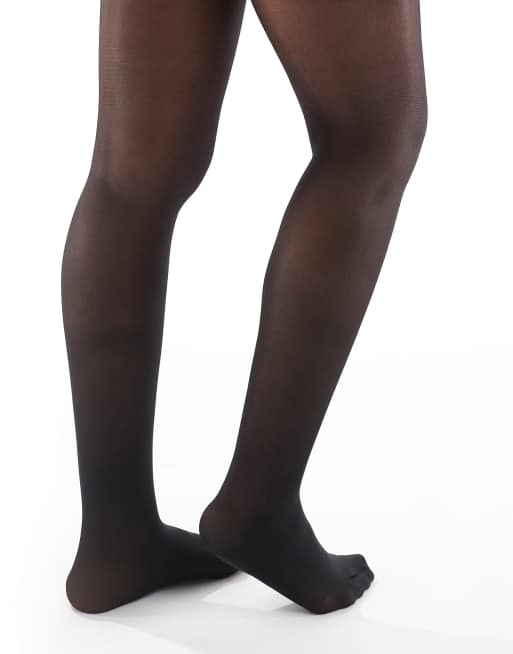 Lindex MOM Maternity 40 denier comfort support tight in black, 4 of 4