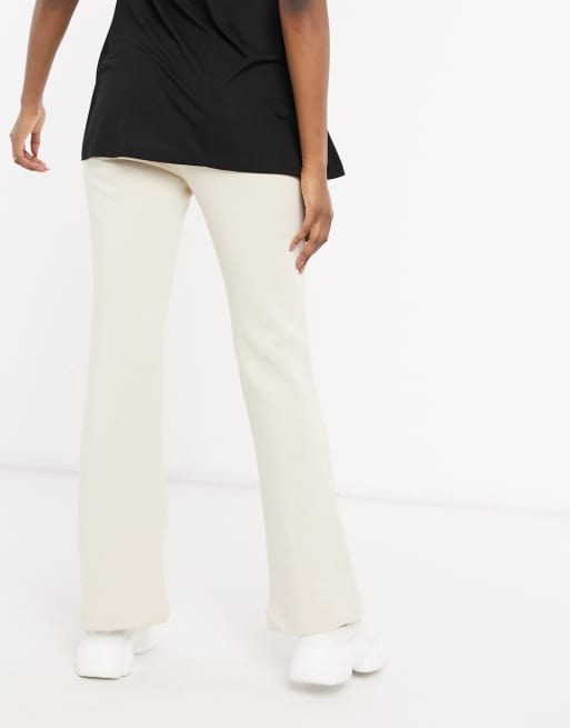 Lindex - MOM - Rose - Lounge-joggingbukser med svaj i beige og børstet bomuld, 2 af 4