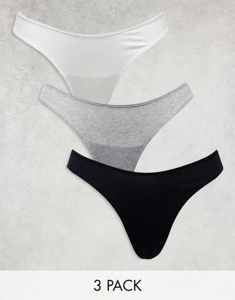 Calvin Klein CK 96 thong in black and logo print