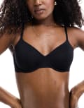 [Lindex] Lindex non padded micro underwired t-shirt bra in black 34B BLACK