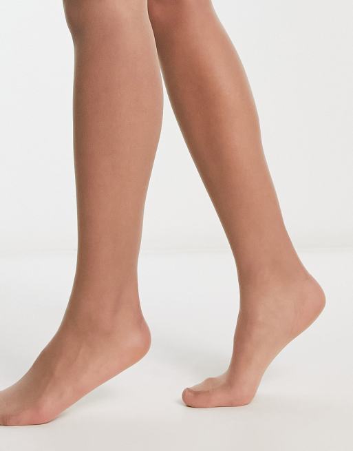 Lindex - Set van 4 matte 20 denier panty's in beige, 3 van 4