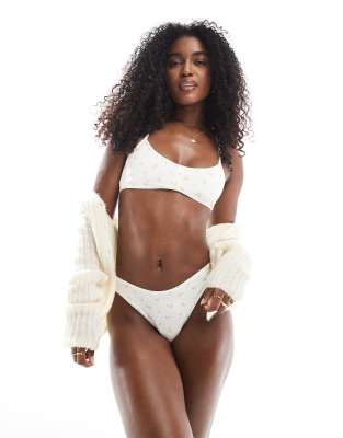 Lindex Soft Button Detail Bralet