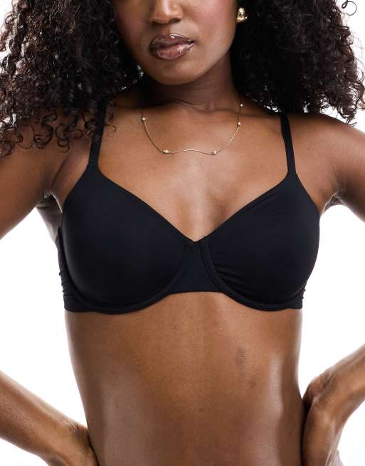 Lindex - Soutien-gorge invisible non rembourré sans armatures - Noir