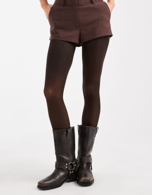 Lindex - Strumpfhose in Schokobraun, 50 DEN-Brown