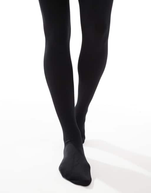 Lindex – Strumpfhose in Schwarz mit warmem Fleece-Futter, 3 von 3