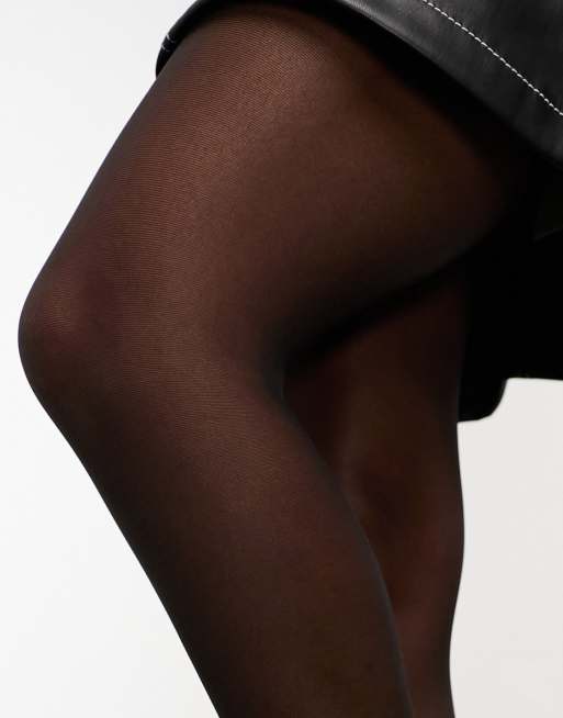 Lindex – Strumpfhose mit Stützfunktion in Schwarz, 40 Den, 2 von 4