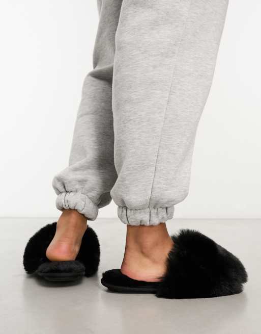 Fluffy slippers online cheap