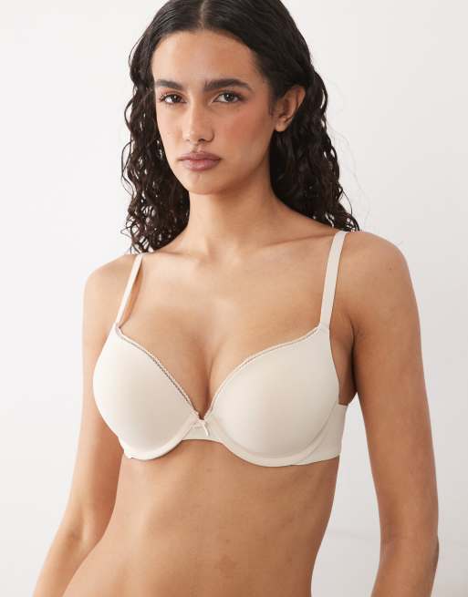 Lindex super push up t-shirt bra in beige, 3 of 4