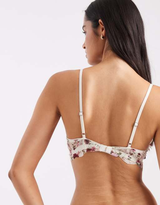 Lindex - Valerie - Brassière morbida imbottita in pizzo a fiori, 4 di 4