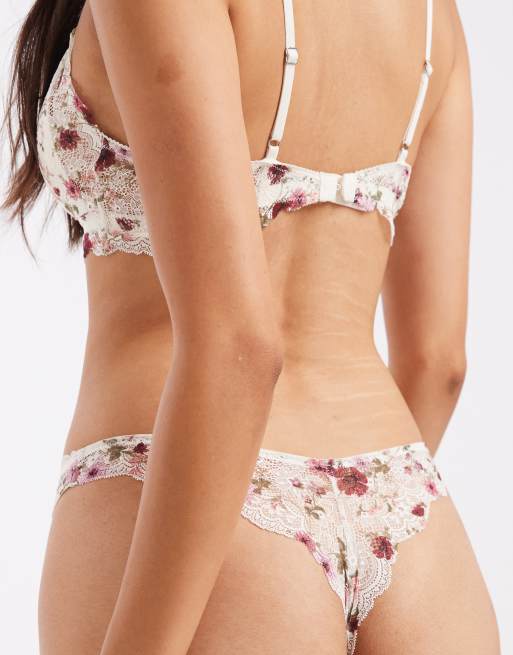 Lindex - Valerie - String en dentelle à fleurs, 4 de 4
