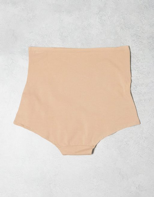 Lindex - Zwangerschapskleding - Set van 3 slips met hoge taille in zwart en beige, 3 van 4