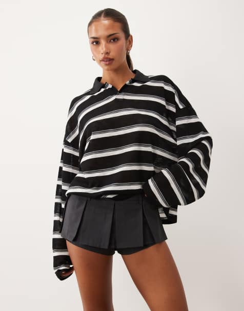 Lioness Allure pleated ultra mini skort in dark grey - view 1