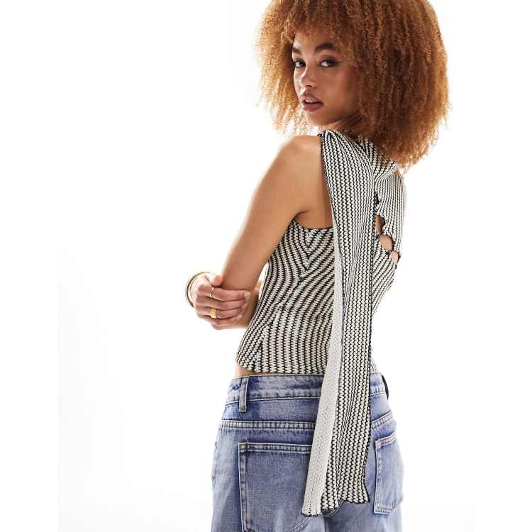 【INEGI】24fw Drape Knot Top UNIF | Knot Top