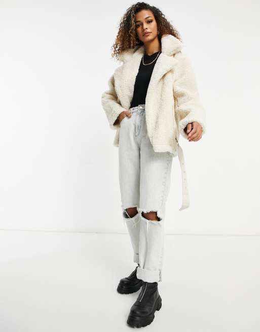 Lioness faux fur outlet coat