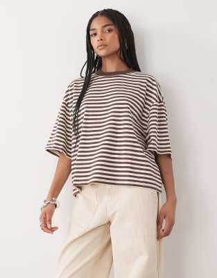 Lioness Bloom Cotton Blend Short Sleeve Crew Neck Boxy T-shirt In Multi