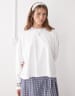 Lioness Bloom long sleeve crew neck boxy T-shirt in beige & navy stripe