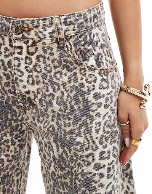 Denim Leopard Skinny Denim Leopard Skinny