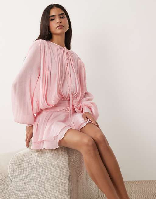 lioness pink dress Beginning Boutique | Queen @hoskelsa The most-loved Glory Blush Mini is back in stock! Fabric weight Lioness Lioness Angelic sheer lace