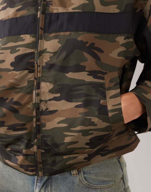 Lioness Essential funnel neck windbreaker jacket in camo, 4 of 4