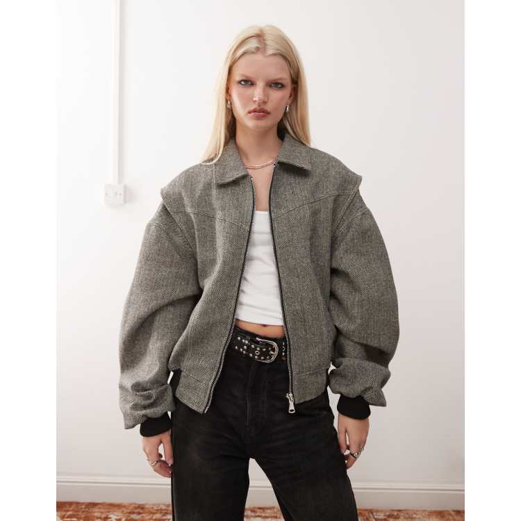 ジャケット・アウター louren slab tweed classic jacket louren / slab tweed classic jacket - メルカリ