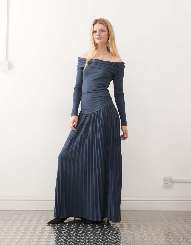 Lioness Women's Field of Dreams Maxi Dress - NAVY - Size XXS