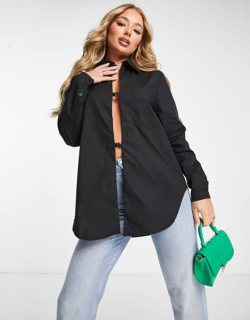 Lioness - Gianni - Camicia nera a maniche lunghe 