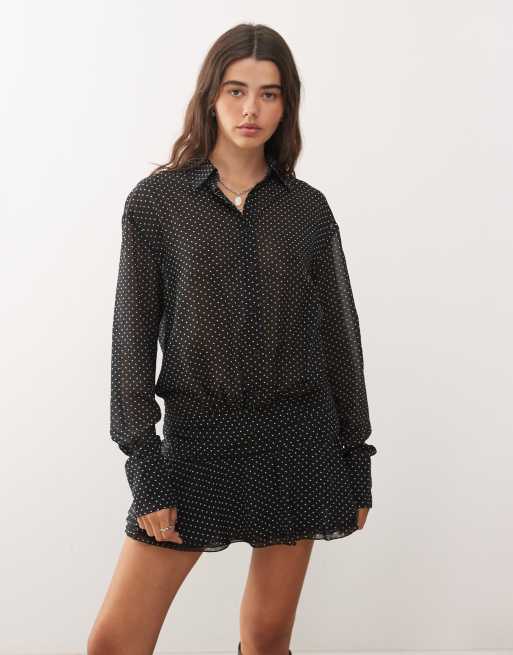 girls black dress shirt Girls Striped Black Western Shirt
