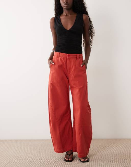 Lioness jean barrel leg couleur cramoisi, 2 de 5
