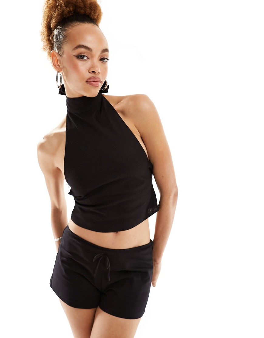 Lioness low rise shorts co-ord in black