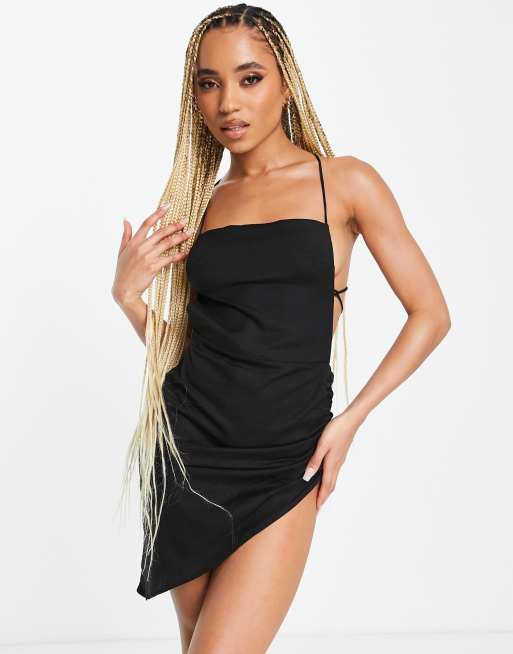 Lioness – No Love Loss – Asymmetrisches Kleid in Schwarz