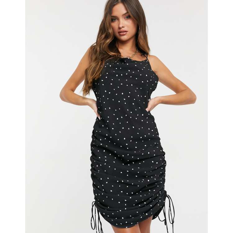 String along mini dress hearts sale