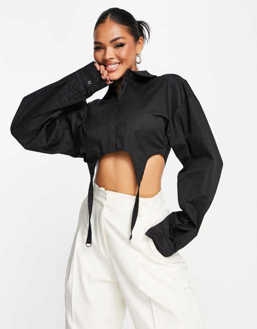Lioness - Venetian - Camicia nera taglio corto 