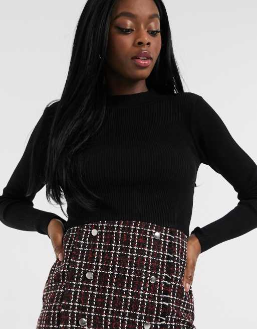 Lipsy boucle a line mini outlet skirt