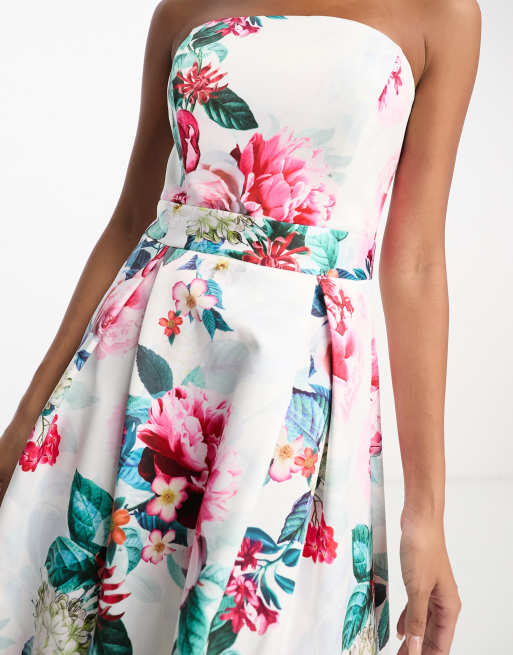 Lipsy floral skater clearance dress