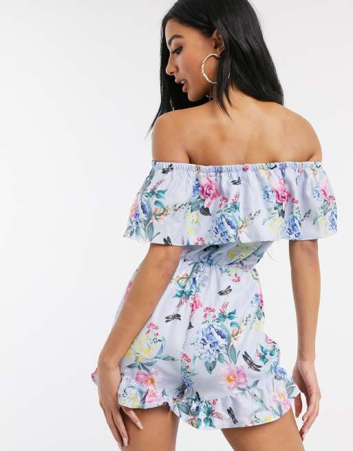 Lipsy girl store floral playsuit