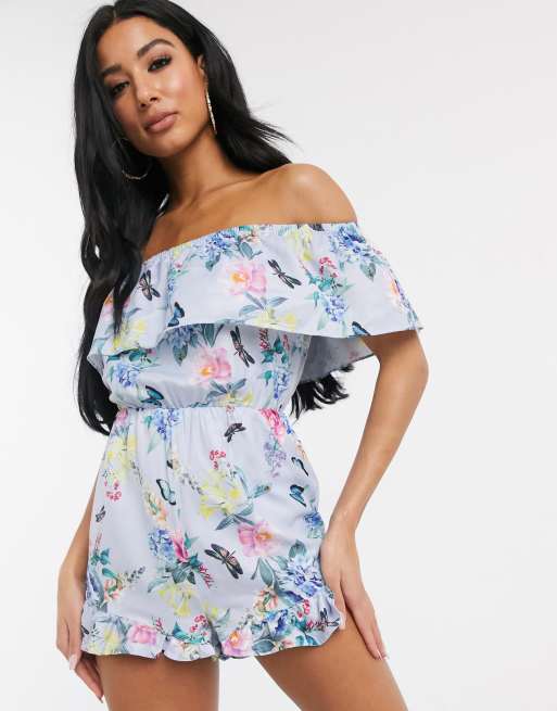 Lipsy girl hot sale floral playsuit