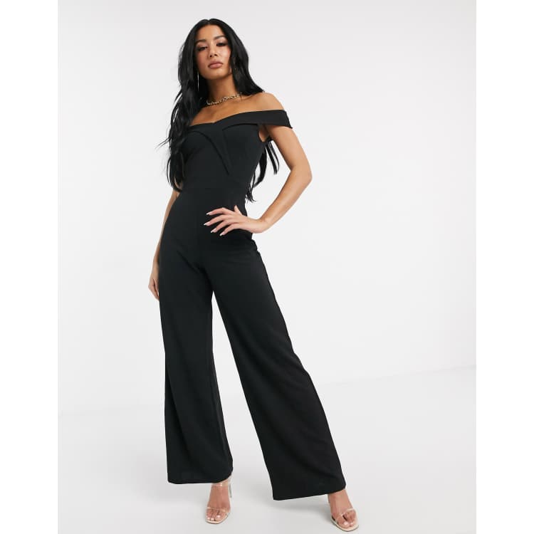 Lipsy store bardot jumpsuit