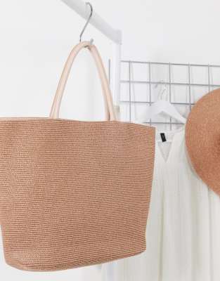 rose gold beach bag