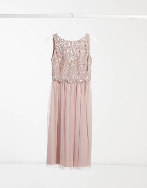 Lipsy pink 2024 bridesmaid dress