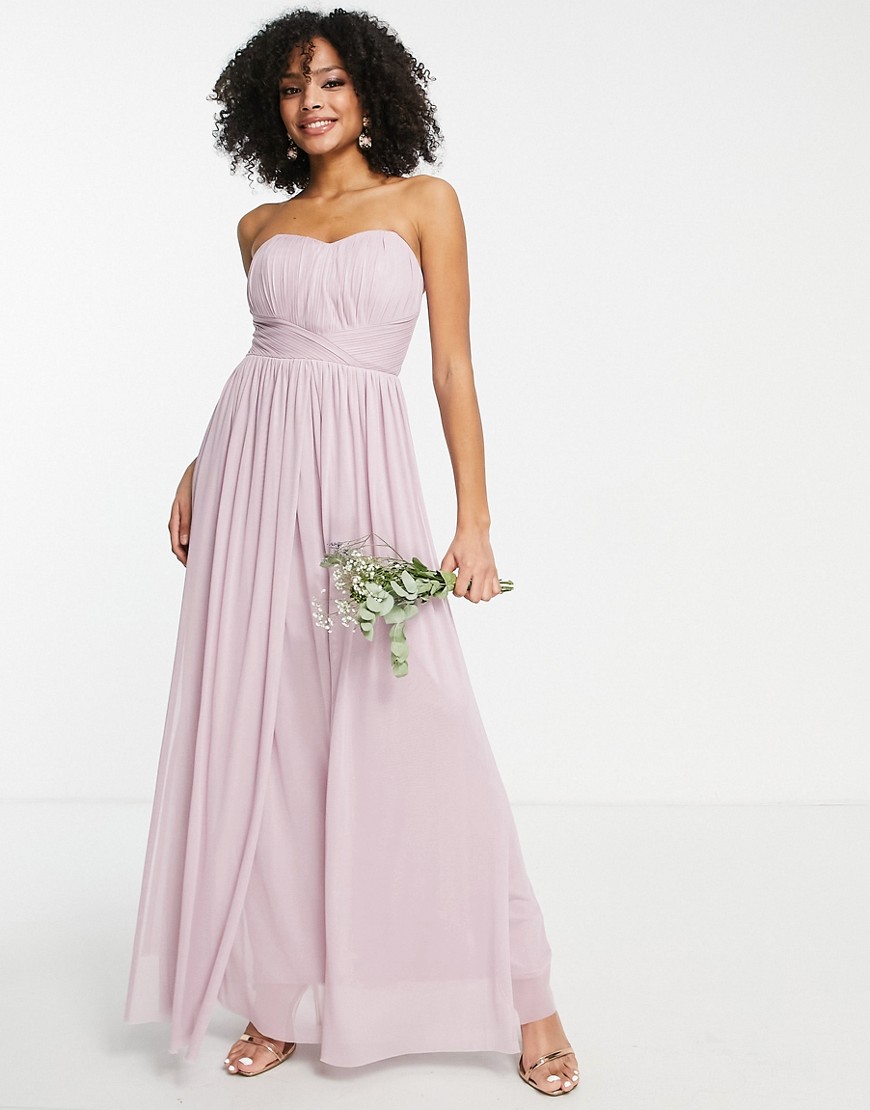 Bridesmaid multiway maxi dress in lavender-Purple
