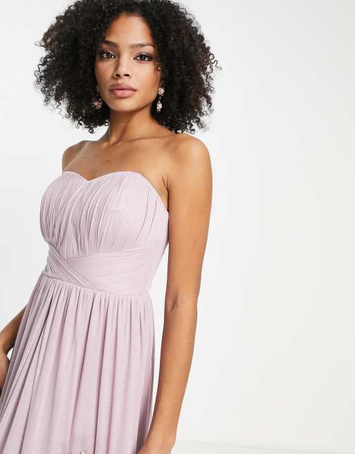 Lipsy bella 2025 bandeau maxi dress