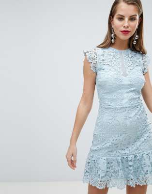 lipsy petite millie floral lace strap maxi dress