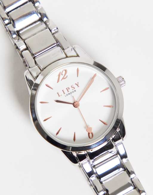 Silver lipsy clearance watch