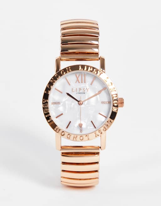 Lipsy rose 2025 gold watch