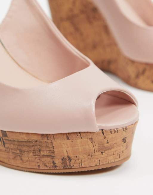 Peep toes compensées new arrivals