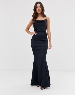 cowl neck dress formal